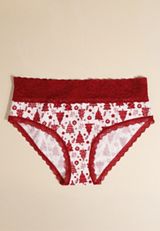 Simply Comfy Cotton Holiday Tree Hipster Panty, C5679, small