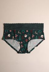 Simply Comfy Cotton Holiday Print Boybrief Panty, C1774, small