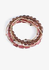 Mixed Bead Stretch Bracelet Set, C605, small