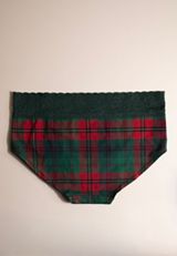 Simply Comfy Cotton Holiday Plaid Boybrief Panty, C1774, small