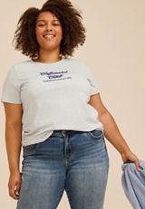 Plus Size Caffeinated Club Classic Fit Graphic Tee, C3348, small
