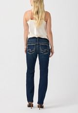 Petite Silver Jeans Co.® Elyse Mid Rise Classic Straight Jean, C258, small