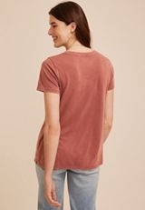Nope Floral Classic Fit Graphic Tee, C9585, small