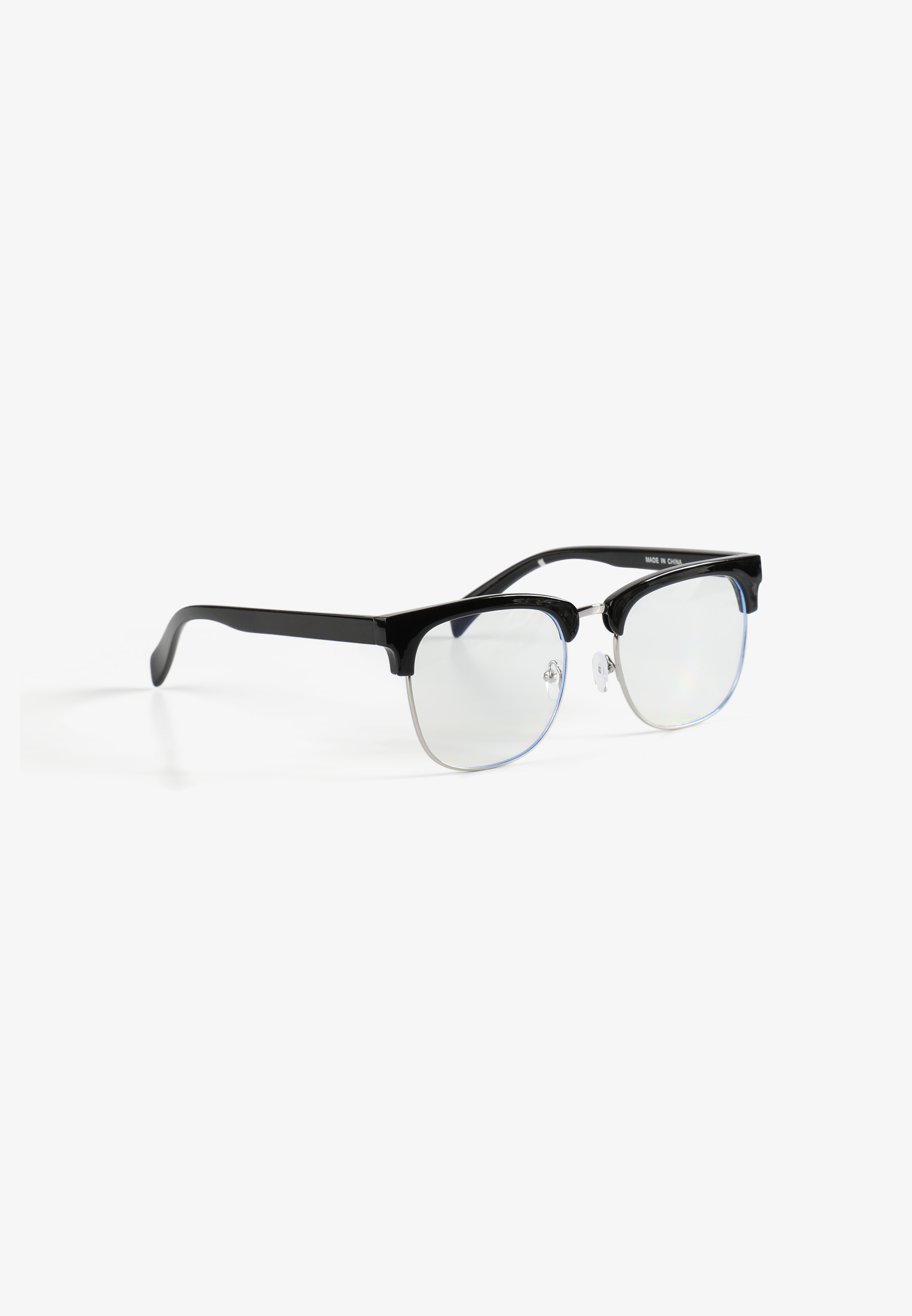 Black Round Blue Light Glasses