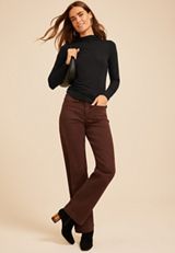 24/7 Mock Neck Long Sleeve Tee, C106, small