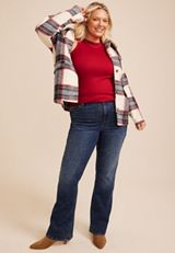 Plus Size 24/7 Cozy Variegated Ribbed Highline Tank Top, C5006, small