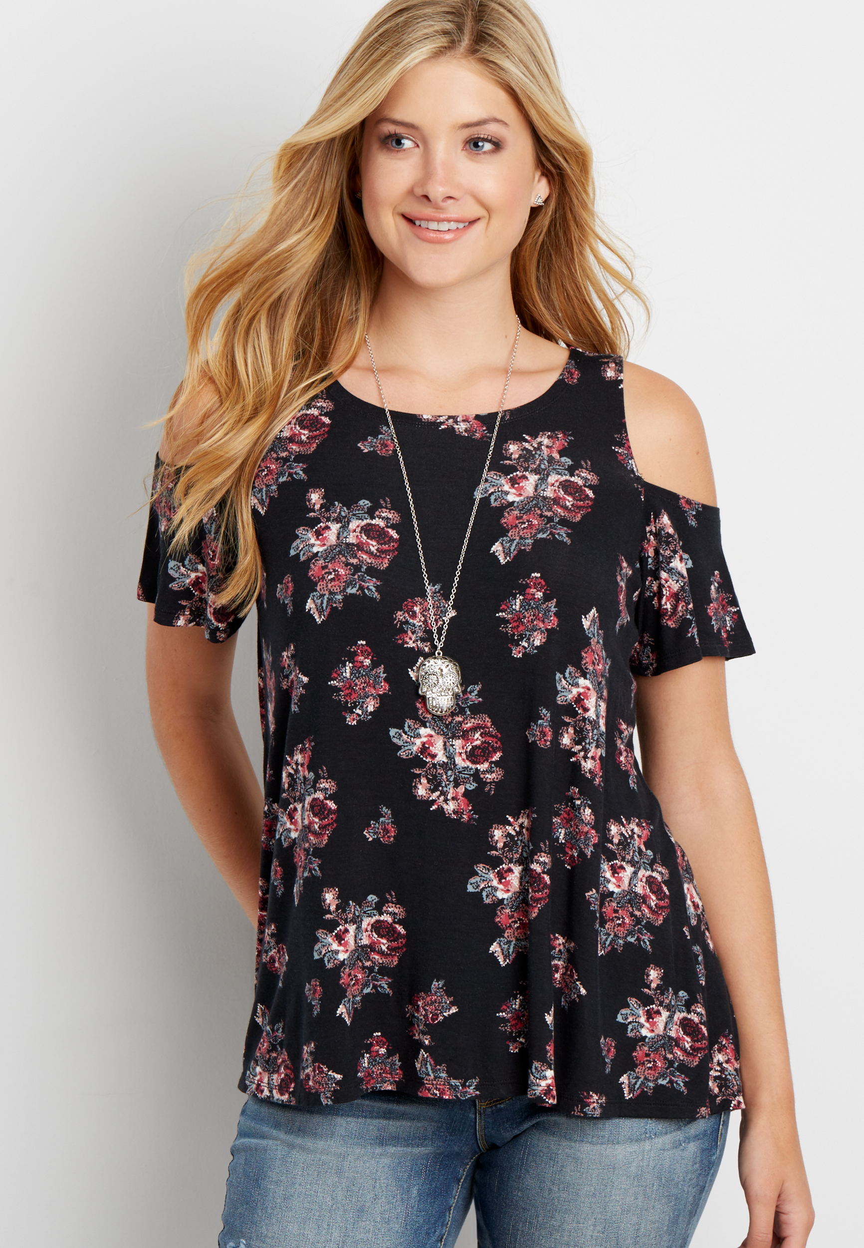 maurices cold shoulder top