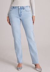 m jeans by maurices™ High Rise Sparkle Relaxed Straight Jeans, C2806, small