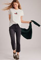 Holiday Truck Embroidered Graphic Tee, C3348, small