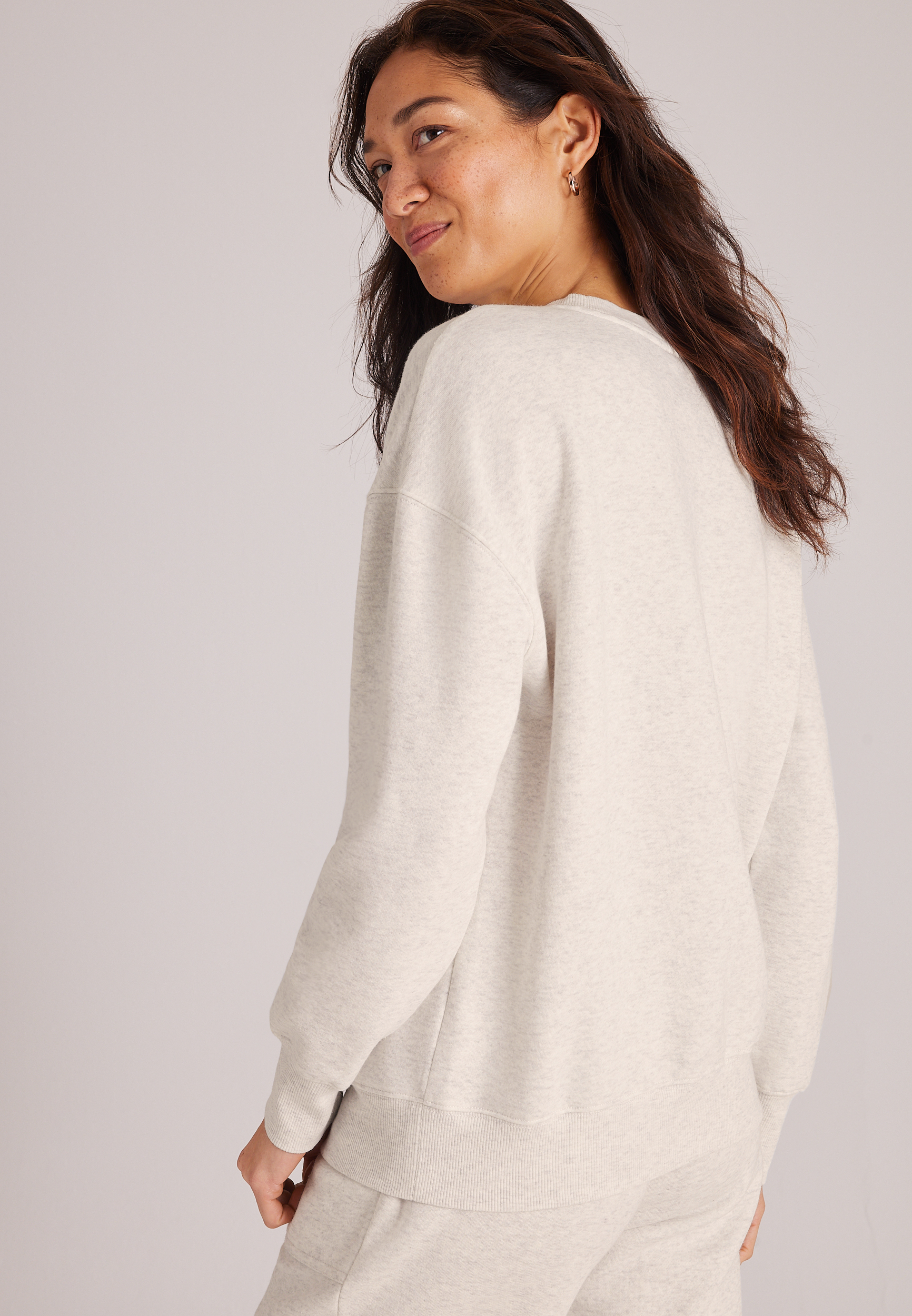 Merry Plaid Applique Sweatshirt, C3348, large