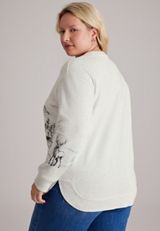Plus Size Willowsoft Let It Snow Sweatshirt Tunic, C3348, small