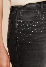 m jeans by maurices™ High Rise Black Rhinestone Pocket Jeggings, C106, small