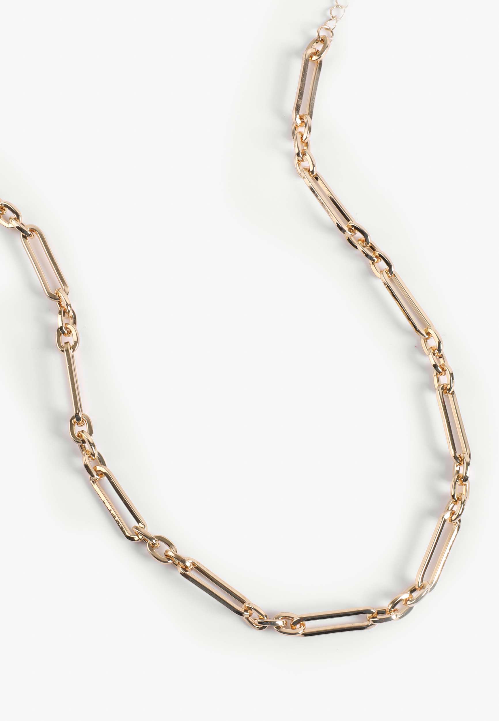 Everyday Layers Gold Paperclip Chain Necklace
