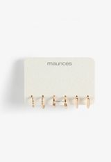 Gold Hoop Earring Set, C605, small
