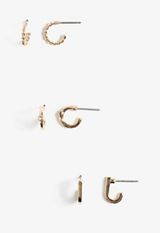 Gold Hoop Earring Set, C605, small