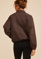Cinch Waist Windbreaker Jacket, C115, small