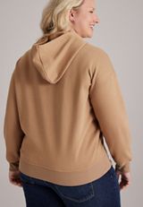 Plus Size Coffee Lover Graphic Hoodie, AMPHORA, small