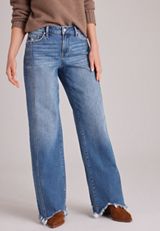 KanCan™ Mid Rise Side Seam Wide Leg Jean, C258, small