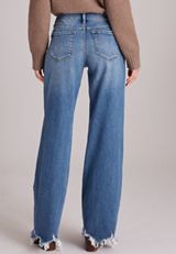 KanCan™ Mid Rise Side Seam Wide Leg Jean, C258, small