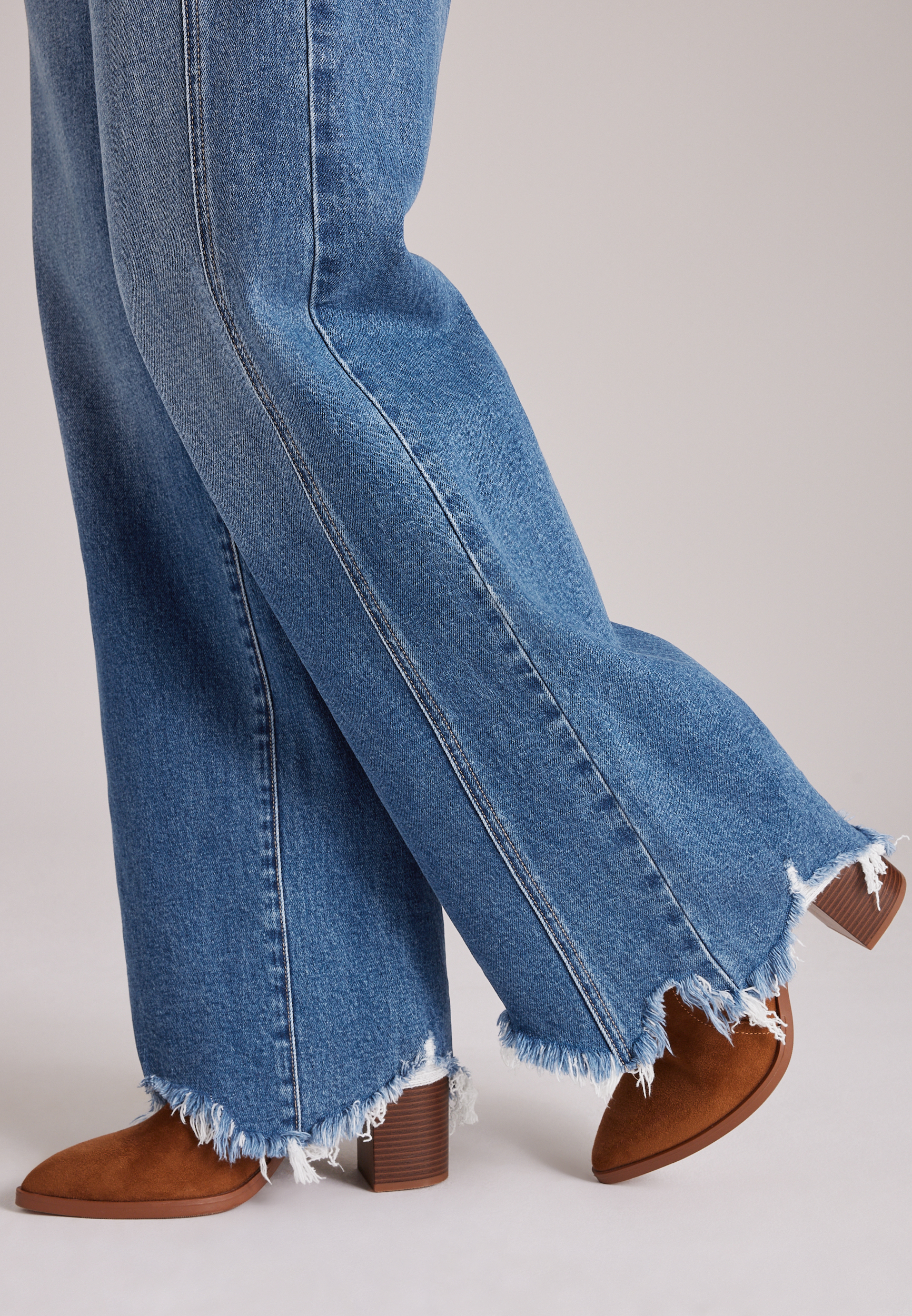 KanCan™ Mid Rise Side Seam Wide Leg Jean, C258, large