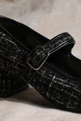 SuperCush Textured Tweed Mary Jane Block Heels, C106, small