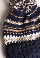 Fair Isle Pom Beanie, C1769, small