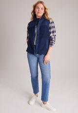 Sherpa Mixed Media Vest, C9679, small