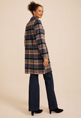 Plaid Dress Coat, C9765, small