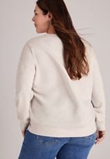Plus Size Scattered Holiday Dogs Graphic Sweatshirt, C3348, small