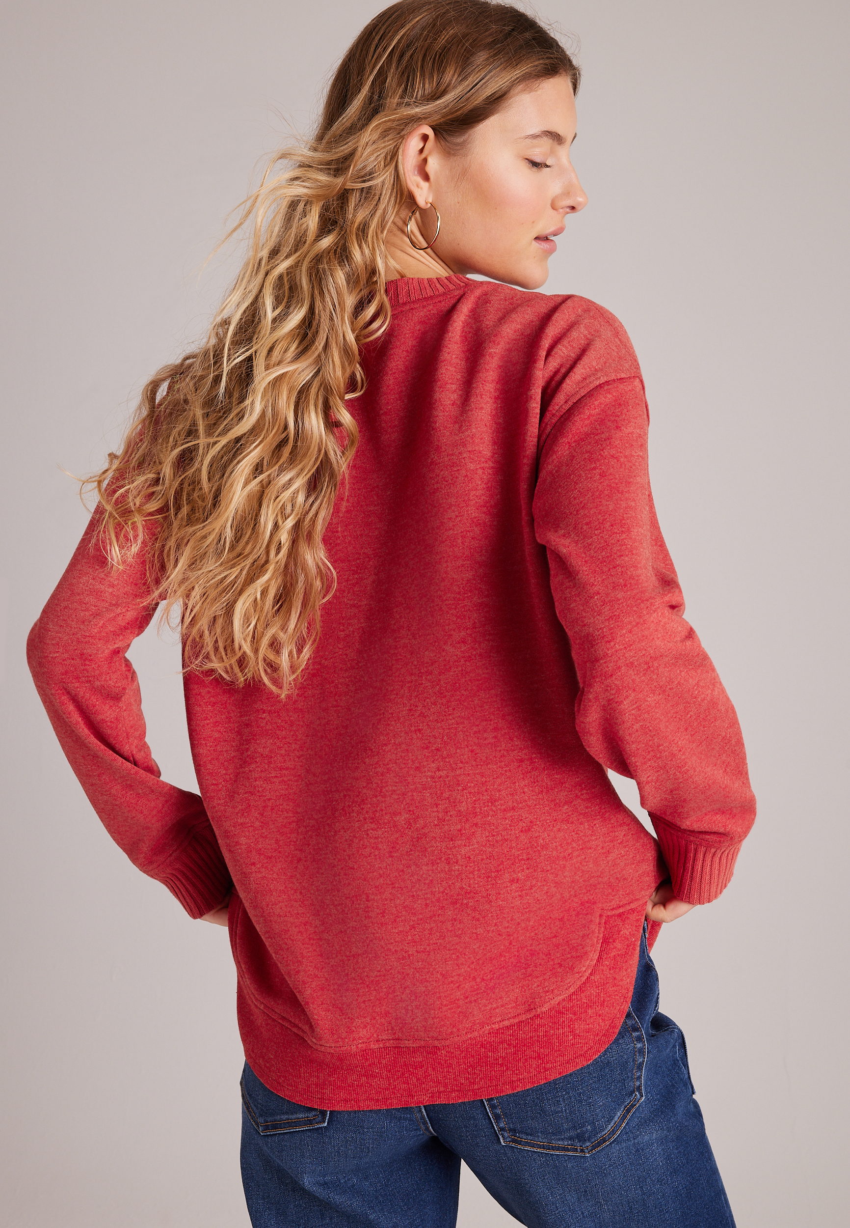 Willowsoft Tis The Season Sweatshirt Tunic, C5006, large