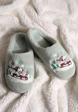 Peanuts Snoopy Sherpa Slippers, C5208, small