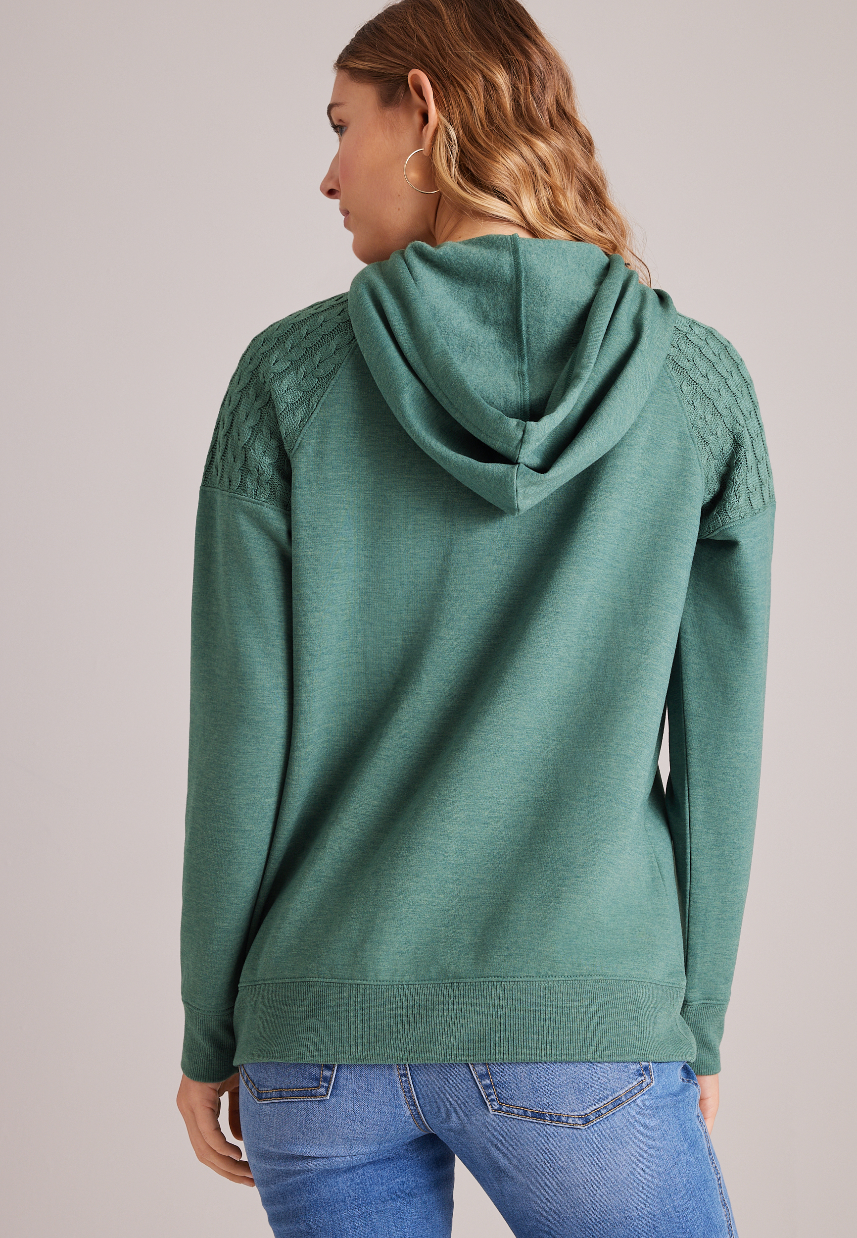 Homeward Cable Knit Hoodie, C7076, large