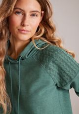 Homeward Cable Knit Hoodie, C7076, small