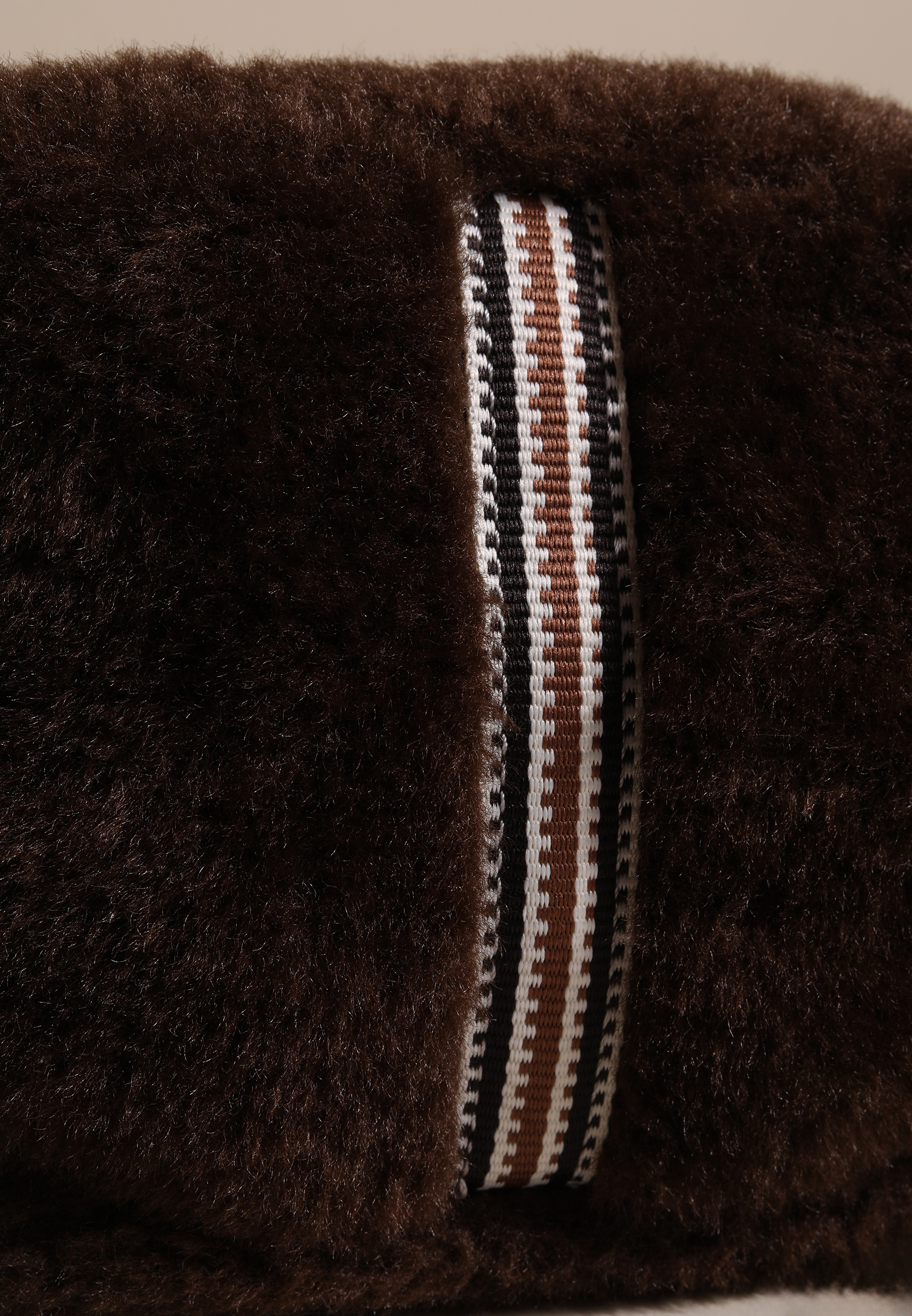 Charlie Faux Fur Wristlet Pouch, C115, large