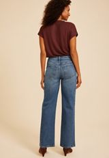 edgely™ High Rise Seamed Wide Leg Jeans, C258, small