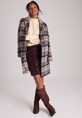 24/7 Cable Mix Mock Neck Top, C183, small