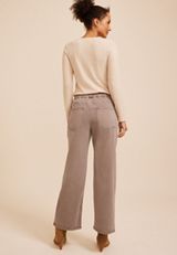 High Rise Wide Leg Weekender Pants, C3374, small