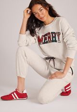 High Rise Merry Plaid Jogger, C3348, small