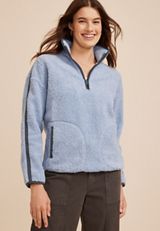 Sherpa Quarter Zip Pullover, C8408, small