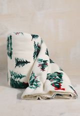Holiday Trees Sherpa Blanket, C7245, small