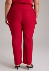 Plus Size High Rise Bengaline Sateen Skinny Pants, C5006, small