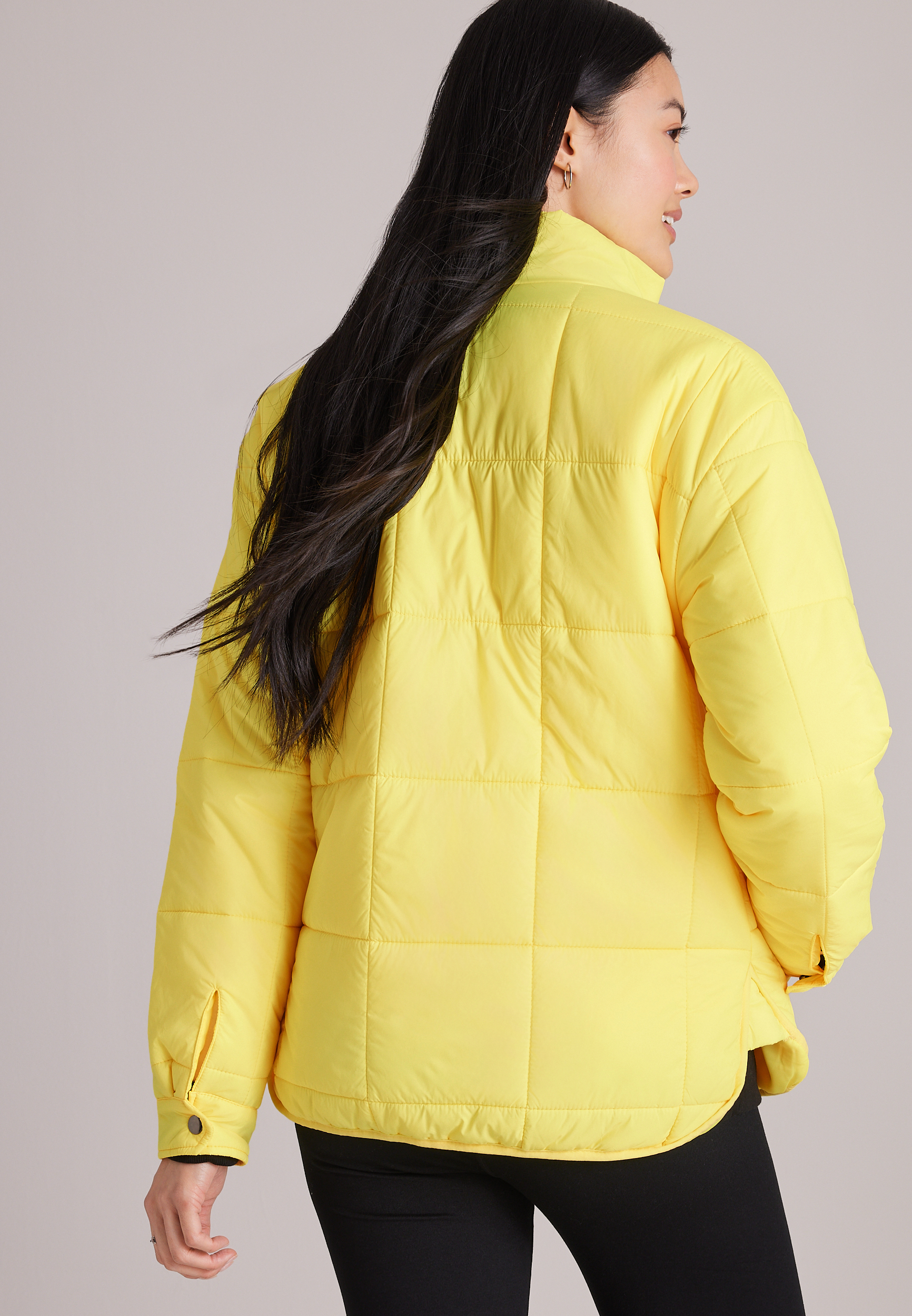 Packable Quilted Puffer Jacket, C3504, large