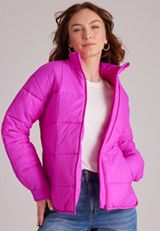 Packable Quilted Puffer Jacket, C4617, small