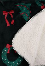 Holiday Icon Sherpa Blanket, C7346, small