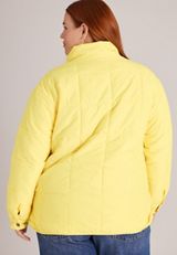 Plus Size Packable Quilted Puffer Jacket, C3504, small