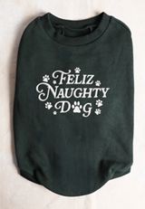 Feliz Naughty Dog Pet Sweatshirt, C372, small