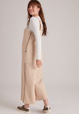 Bare Whipstitch Fleece Jumpsuit, C4813, small