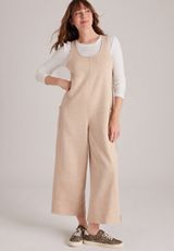 Bare Whipstitch Fleece Jumpsuit, C4813, small
