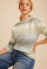 Spacedye Ombre Stripe Sweater, C1774, small
