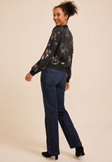 Studio Y Foil Floral Bomber Jacket, C1756, small